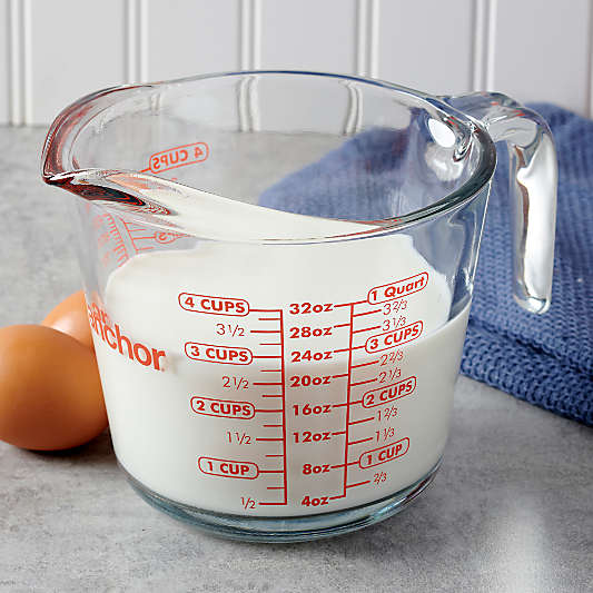 Anchor Hocking Glass Measuring Cup, 4-Cup