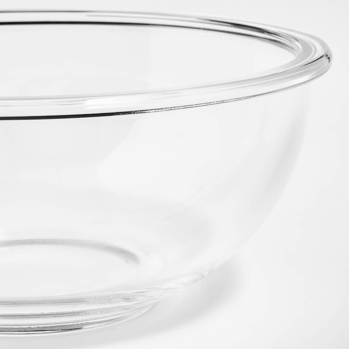 TIBLEN [4-Pack] Glass Mixing Round Bowl Set, Nesting Glass Bowls