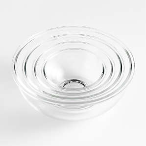 Glass Nesting Prep Bowls, 3.5 inch diameter - InstaGrandma's Kitchen