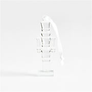 Glass Nutcracker Christmas Tree Ornament
