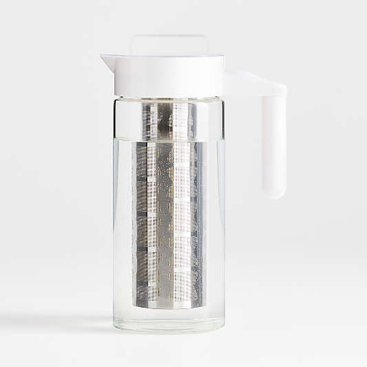 Glass Pitcher with Stainless Steel Infuser