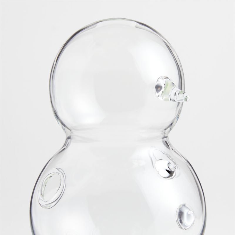 10" Glass Decorative Snowman - image 7 of 8