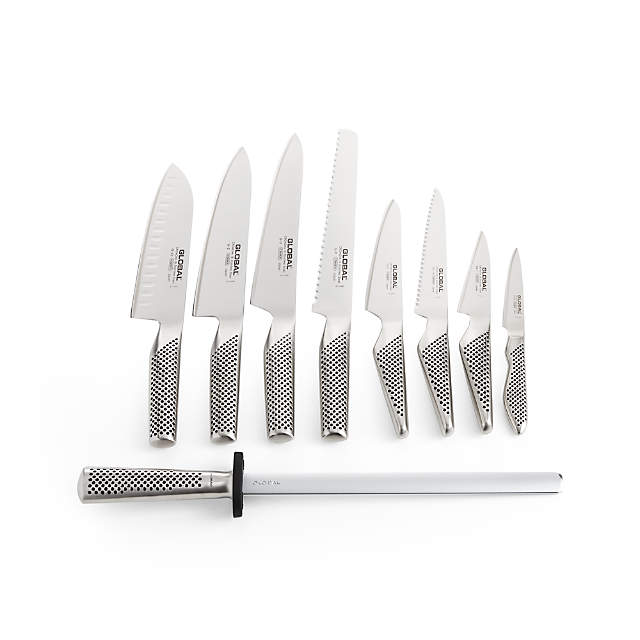 Order an Unbeatable Value 10 Piece Stainless Steel Knife Block Set, Buy  the Classic 10 Piece Knife Block Set at GLOBAL CUTLERY