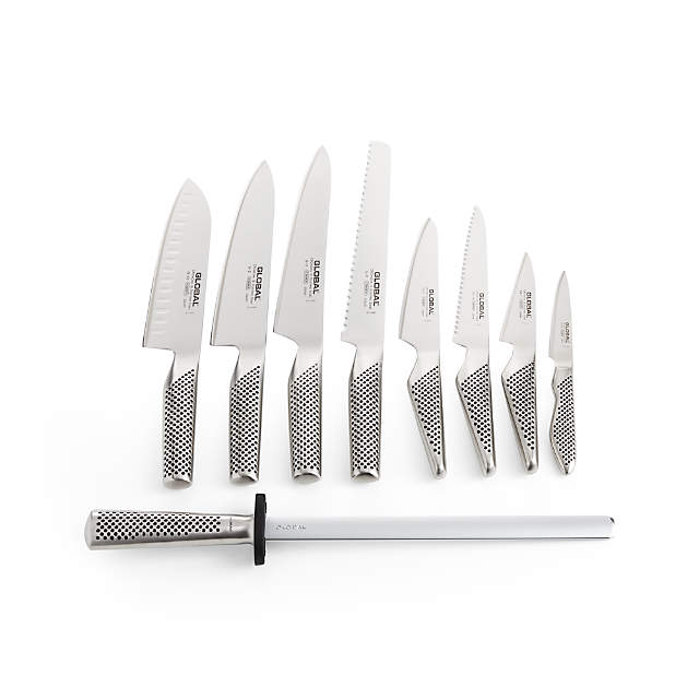 Global Classic Cutlery Takashi 10-Piece Wood Block Knife Set + Reviews