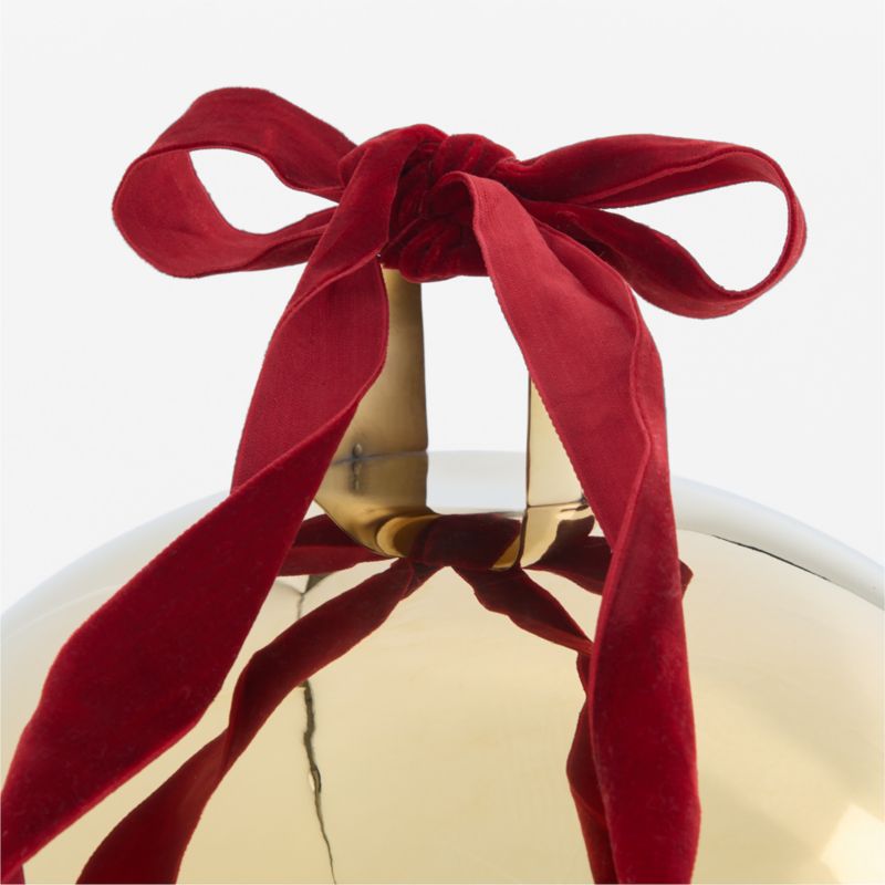 Decorative Gold Metal Holiday Bells, Medium 11" - image 3 of 4