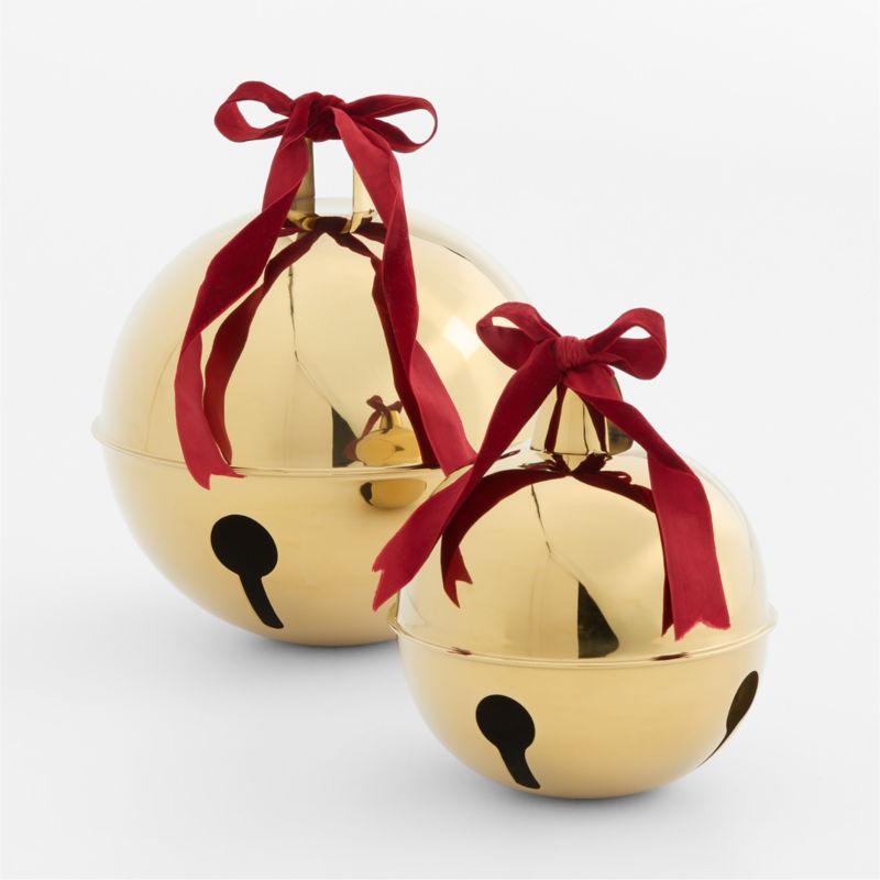 Decorative Gold Metal Holiday Bells, Medium 11" - image 2 of 4