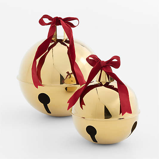 Decorative Gold Holiday Bells