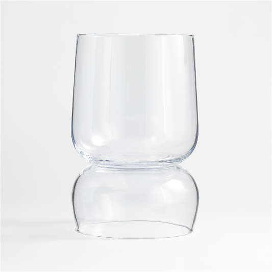 Glencoe Reversible Glass Hurricane Candle Holder 13"