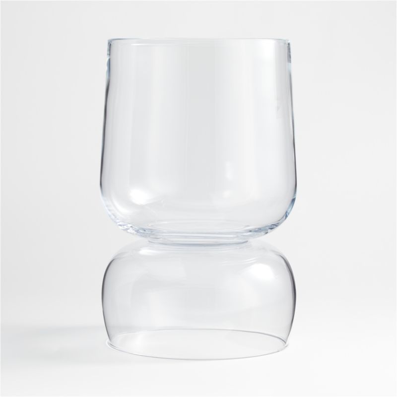 Glencoe Reversible Glass Hurricane Candle Holder 15" - image 0 of 9