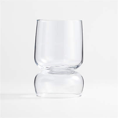 Glencoe Reversible Glass Hurricane Candle Holder 9"