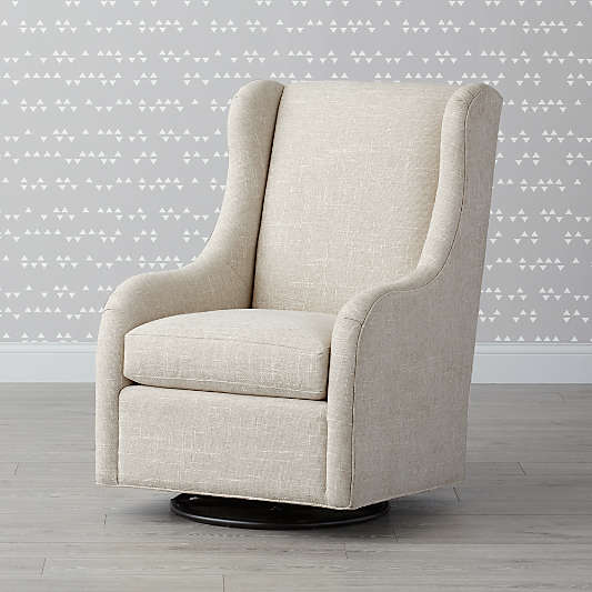 Dottie Wingback Swivel Glider