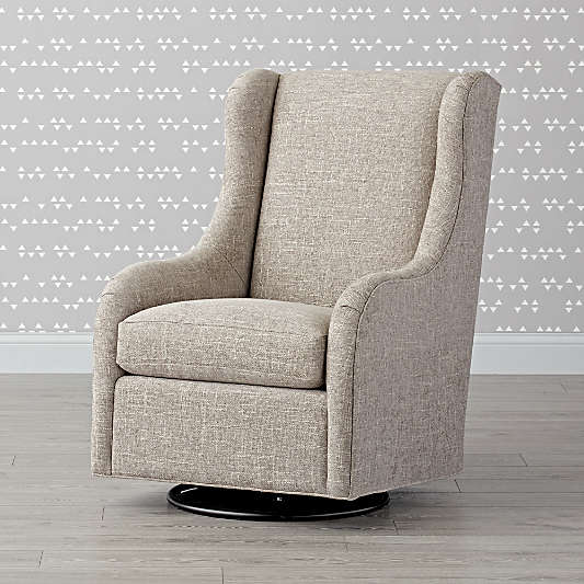 Dottie Wingback Swivel Glider