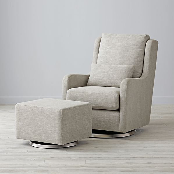 crate and barrel glider recliner