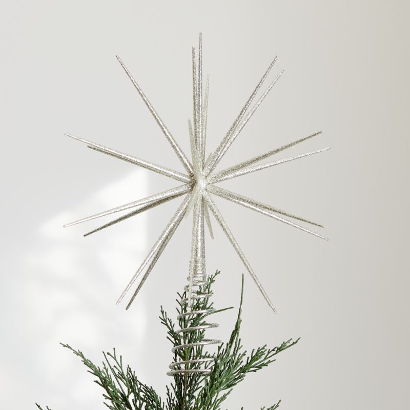 Glitter Gold 3D Star Christmas Tree Topper + Reviews | Crate