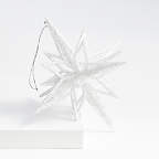 View Radiant Glitter Silver Star Christmas Tree Ornament - image 1 of 7