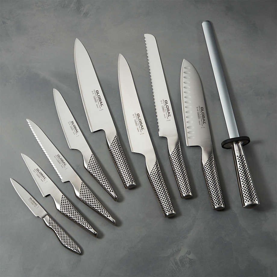 Global block-knife-sets, 1, Silver