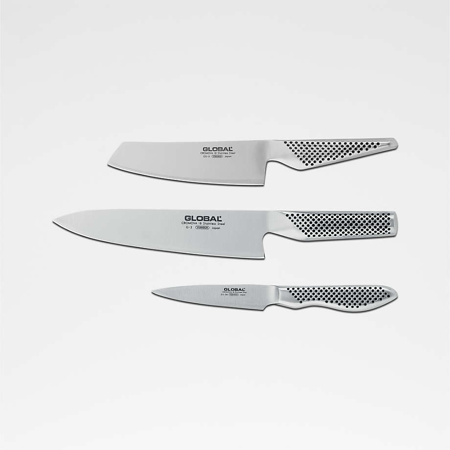Order Classic Japanese 3-Piece Knife Set, Shop Classic Asian 3-Piece Knife  Sets at Global Cutlery