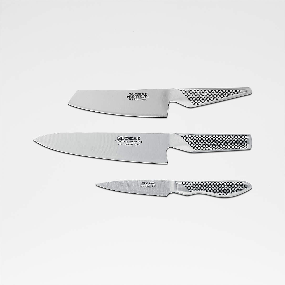 3 PCS Stainless Steel Kitchen Knife Set(Chef Knife,Utility Knife,Paring  Knife)with Clad Dimple and Knife Covers,For Chef Cooking