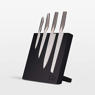 Global ® Bitoku Acacia 5-Piece Classic Essentials Knife Set