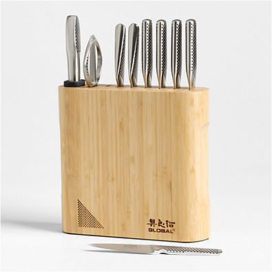 View Global ® Kanpeki Bamboo 10-Piece Knife Block Set details