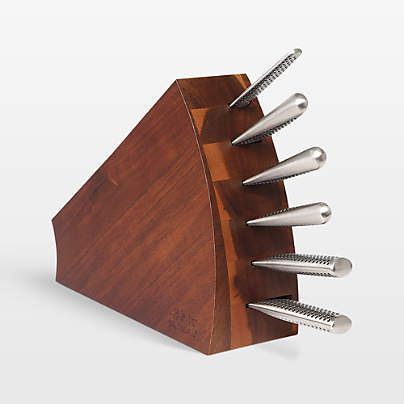Global ® PAI 7-Piece Acacia Knife Block Set