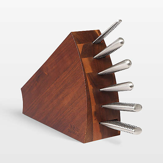 Global ® PAI 7-Piece Acacia Knife Block Set