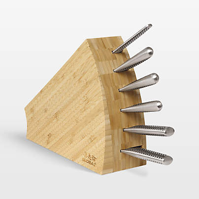 Global ® PAI 7-Piece Bamboo Knife Block Set