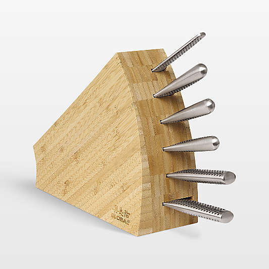 Global ® PAI 7-Piece Bamboo Knife Block Set