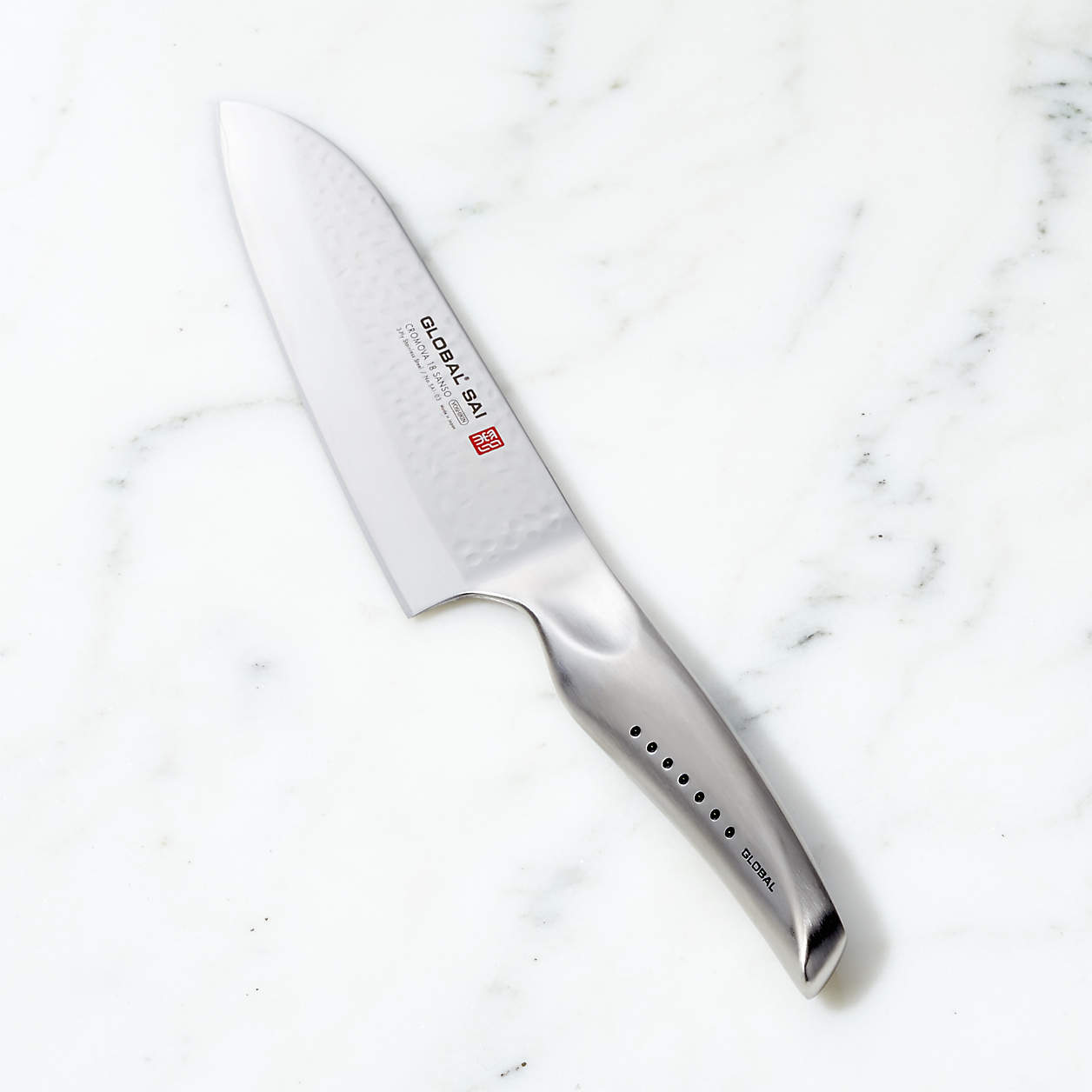 Global 7.5" SAI Santoku Knife + Reviews Crate and Barrel