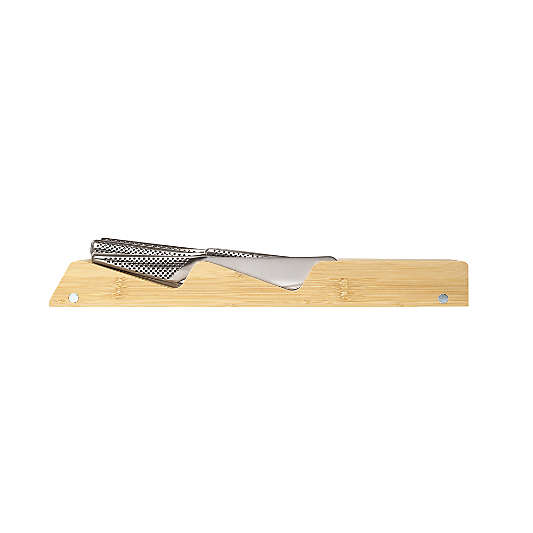 Global ® Seiso 7-Slot Bamboo Knife Organizer Set