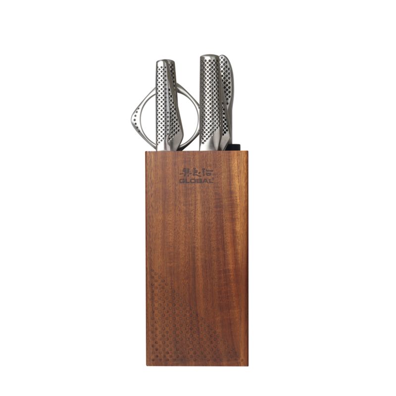Global ® Toshi 9-Piece Acacia Knife Block Set - image 1 of 2