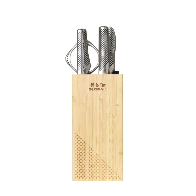 Global ® Toshi 9-Piece Bamboo Knife Block Set - image 1 of 2
