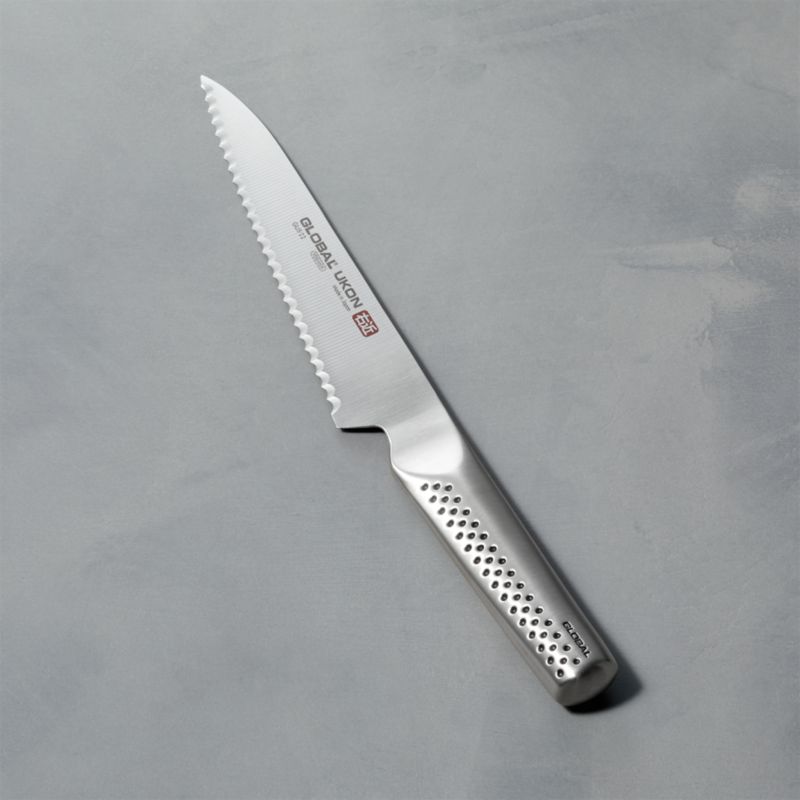 Global 6" UKON Serrated Utility Knife Crate & Barrel