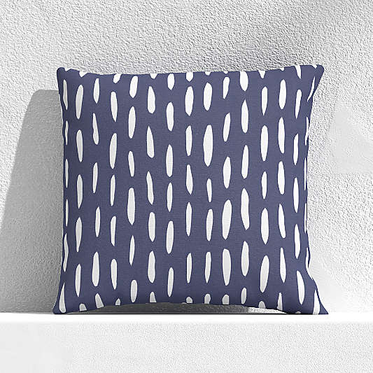 Global Dash Navy 20" Outdoor Pillow