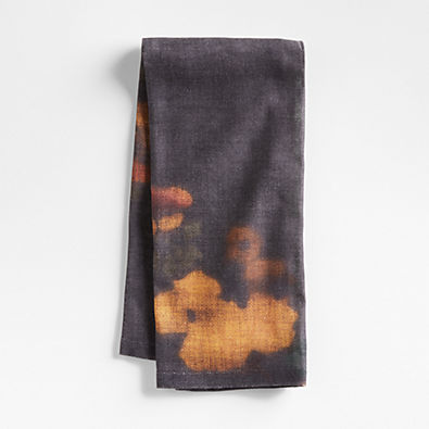 View Impressionist Floral Navy Blue Dish Towel details