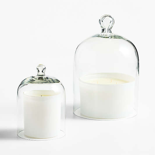 Large Glass Cloche for Pillar and Jar Candles