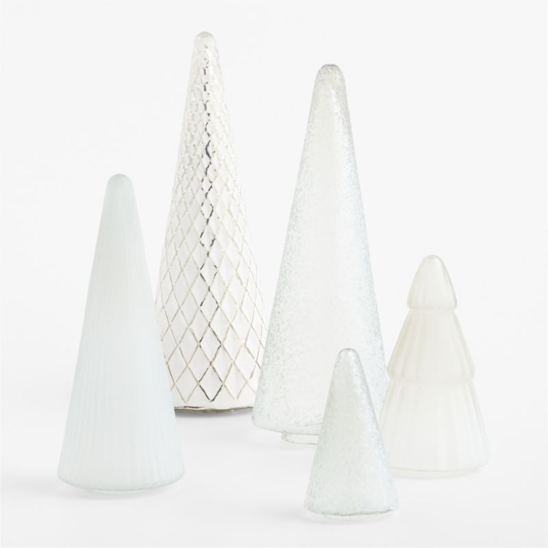 Seeded Glass Christmas Tree, Large 17" - image 3 of 5