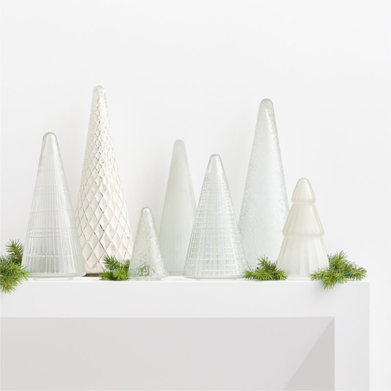 Seeded Glass Christmas Tree, Large 17" - image 1 of 5