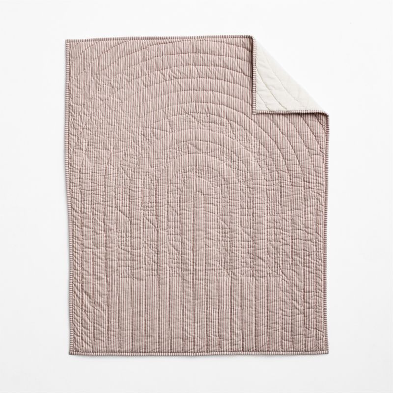 Gemma Rainbow Organic Cotton Baby Crib Quilt - image 4 of 6