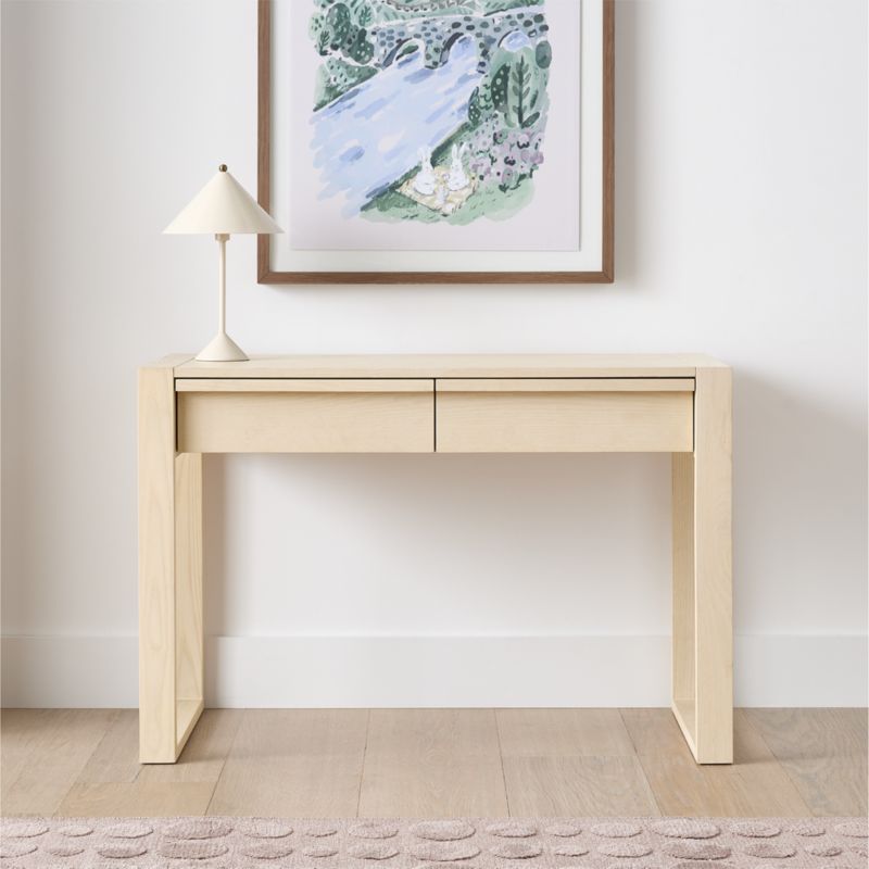 Gemini 45" Sunwashed Ash Wood Kids Desk - image 1 of 9