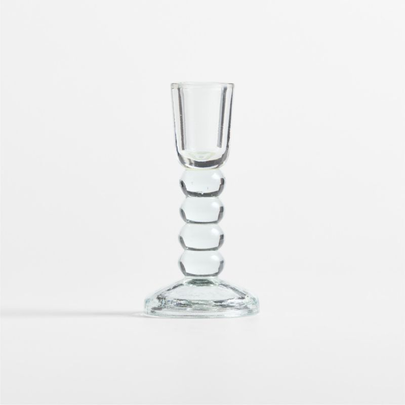 Genoa Medium Clear Glass Taper Holder 5.25" - image 3 of 5