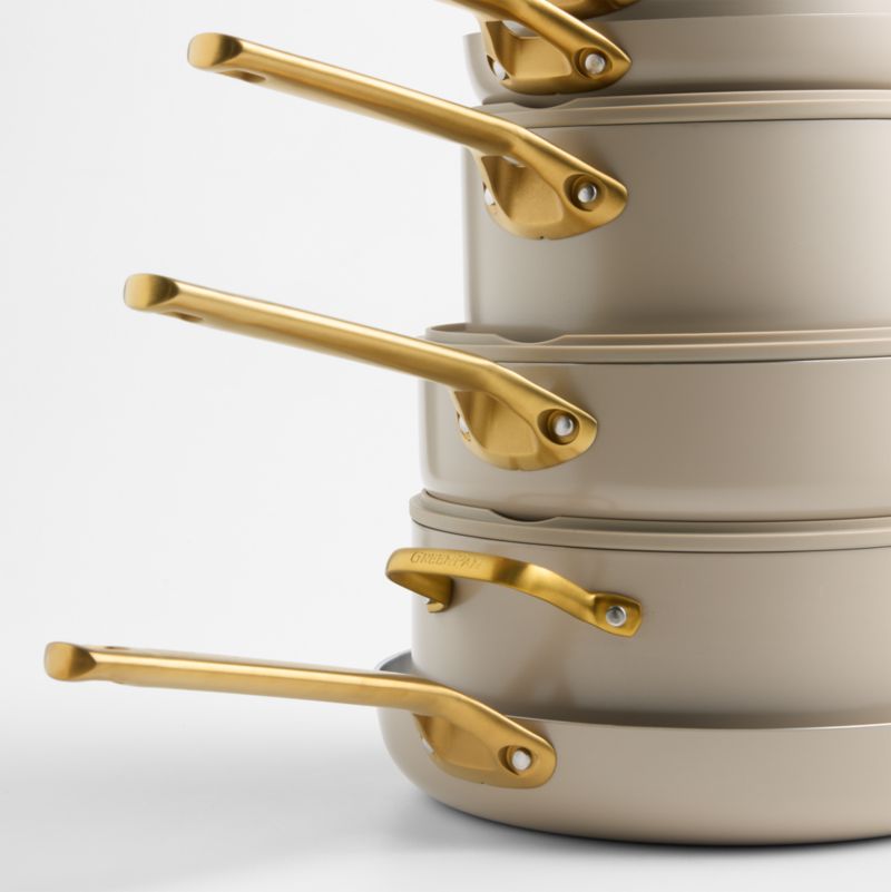 GreenPan™ Reserve Pro Macadamia 10-Piece Stainless Steel Cookware Set with Bonus Tools - image 8 of 10