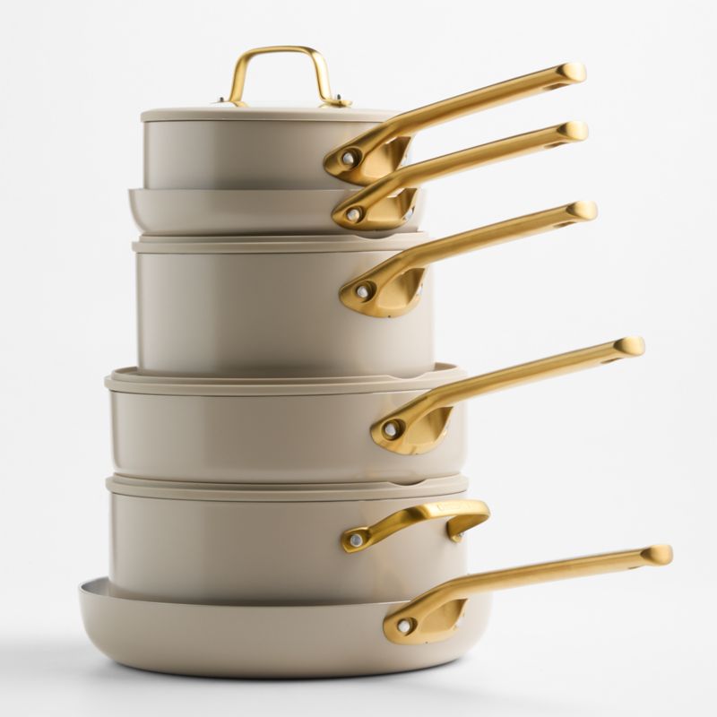 GreenPan™ Reserve Pro Macadamia 10-Piece Stainless Steel Cookware Set with Bonus Tools - image 9 of 10
