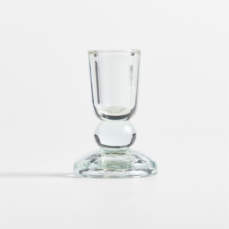 Genoa Small Clear Glass Taper Holder 3.5" - image 3 of 5