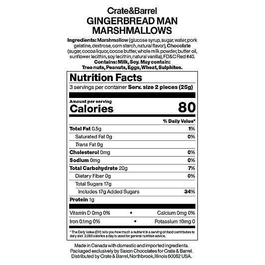 Gingerbread Man Marshmallows