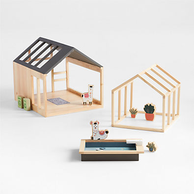 View Wooden Greenhouse Dollhouse for Kids details