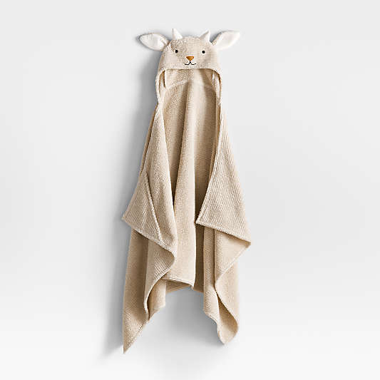 Goat Stone Tan Organic Cotton Hooded Kids Towel