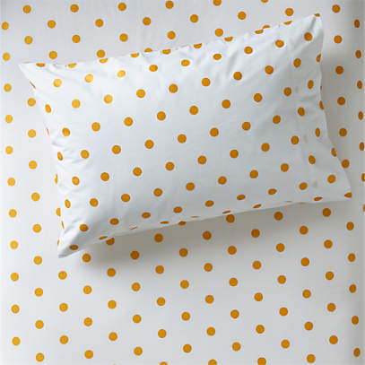 polka dot pillowcase