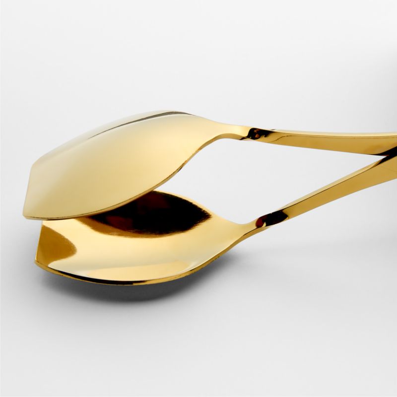 Gold Mini Scissor-Handled Serving Tongs - image 3 of 4