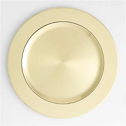 Gold-Plated Charger Plate